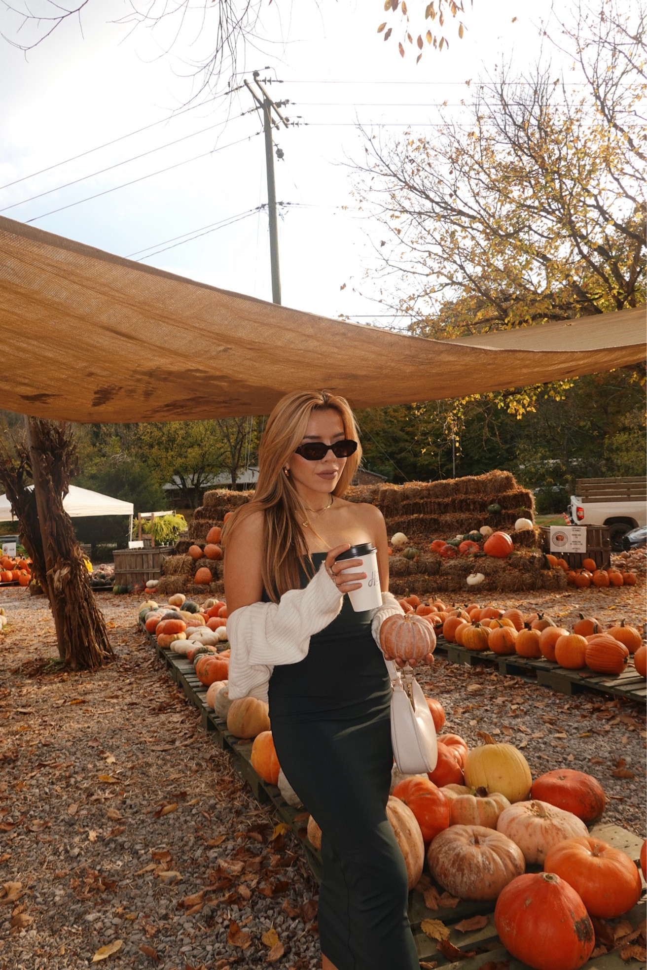 Fall outfit 
Pumpkin patch 
Green tube dress Aritzia size small 


#LTKTravel #LTKSeasonal #LTKStyleTip