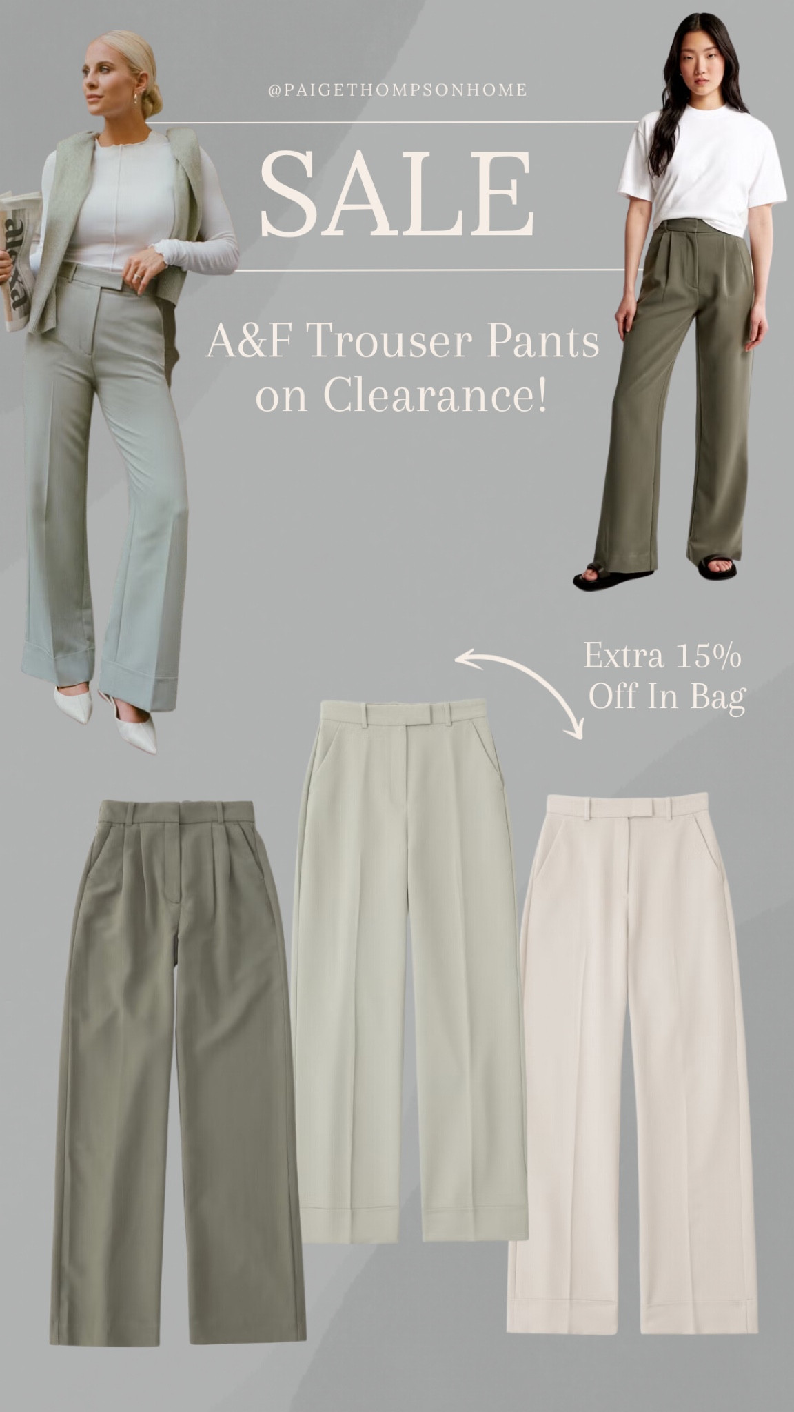 Sale// Abercrombie & Fitch Trouser Pants on Clearance! Grab them before they are gone. 
Dress pants, work outfit, trousers 

#LTKsalealert #LTKfindsunder100