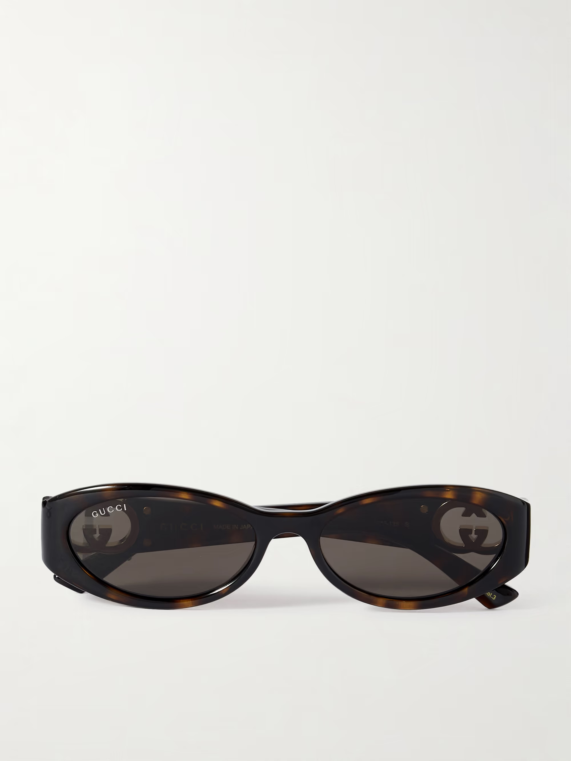 Oval-frame tortoiseshell acetate sunglasses | NET-A-PORTER (UK & EU)