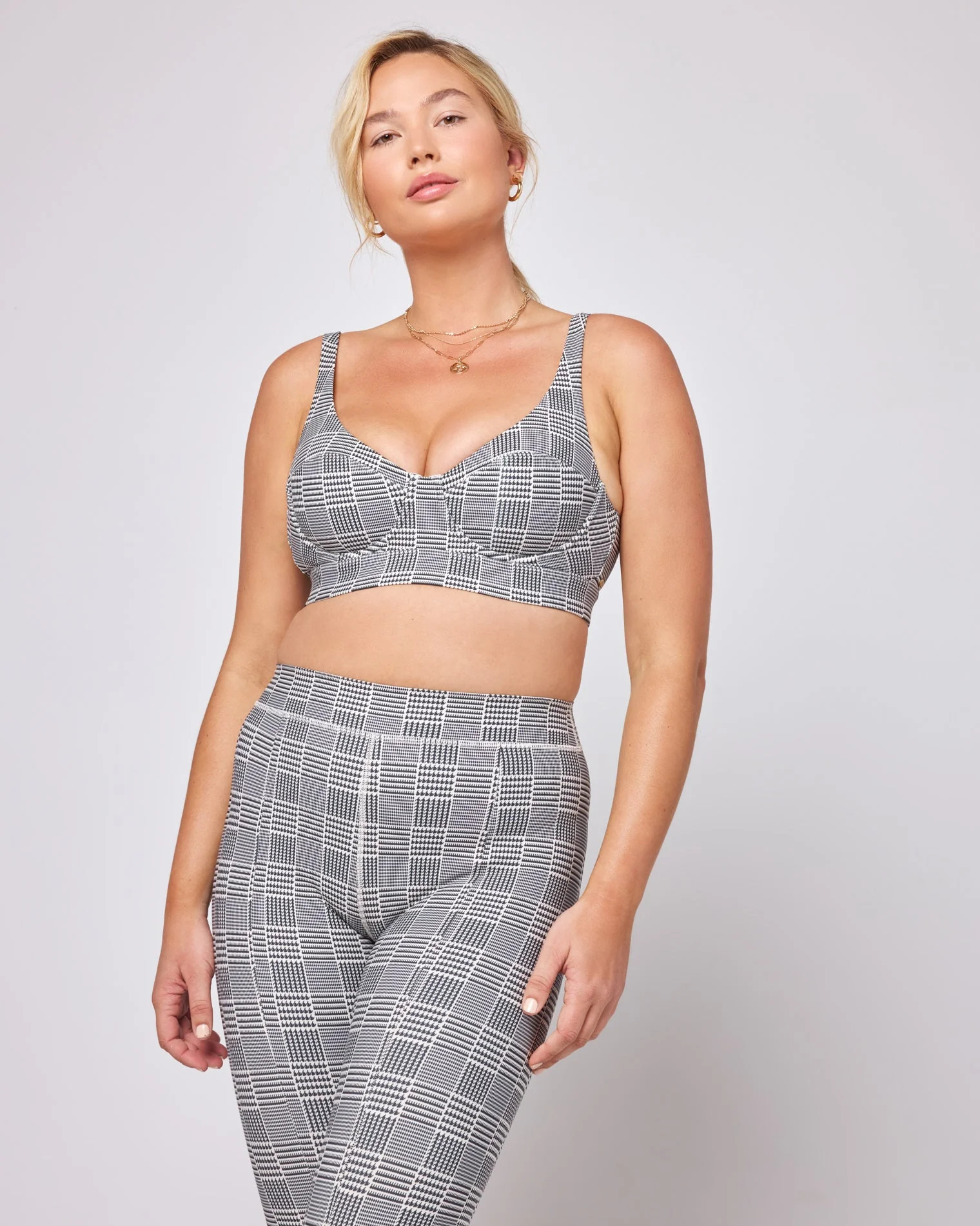 printed tryout sports bra | L*Space