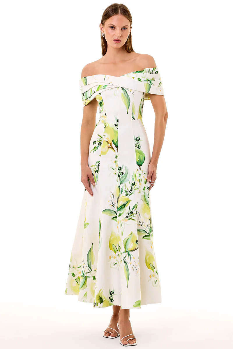 ARIANA DRESS - ANISA IVORY LEMON | Nicholas The Label