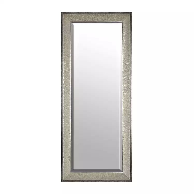Silver Graphite Framed Mirror, 33x79 in. | Kirkland's Home