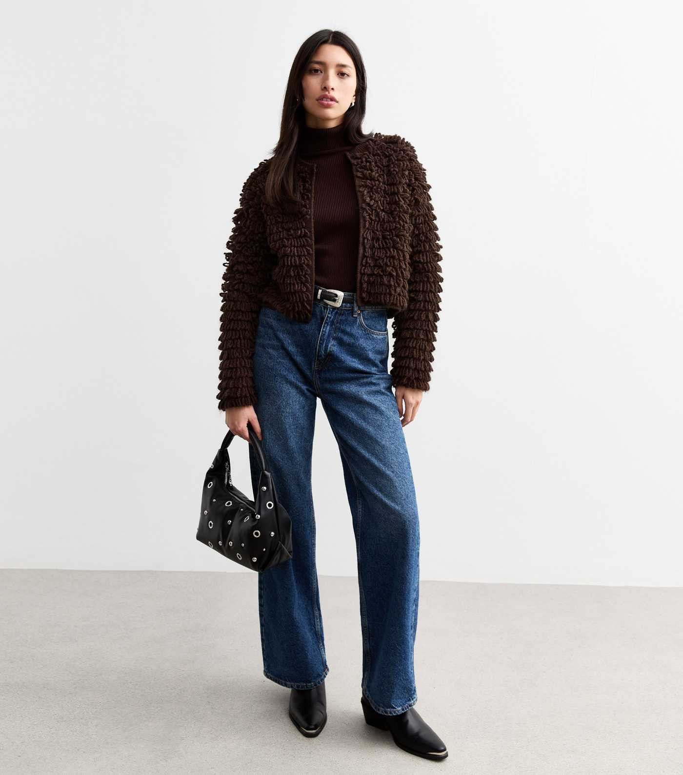 Brown Looped Thread Cardigan
						
						Add to Saved Items
						Remove from Saved Items | New Look (UK)