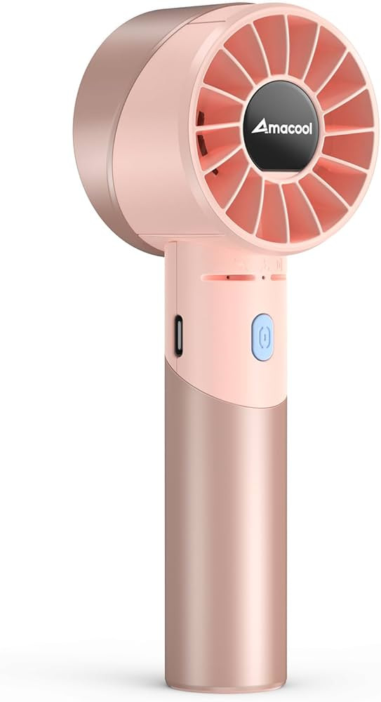 AMACOOL Portable Handheld Turbo Fan, 17Hrs Run Time Battery Operated Personal Fan, Mini Pocket Fa... | Amazon (US)