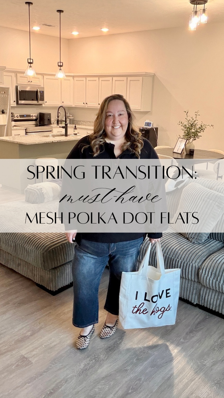 GAMENIGHT style! Obsessed with these polka dot mesh flats. They will transition so well to spring with a cute dress or cropped jeans. They’re under $25, too!

What are you up to on this Saturday night?

millennial fashion, plus size style, casual style,  Walmart fashion, spring must-have, spring shoes, trendy style


#LTKPlusSize #LTKootd