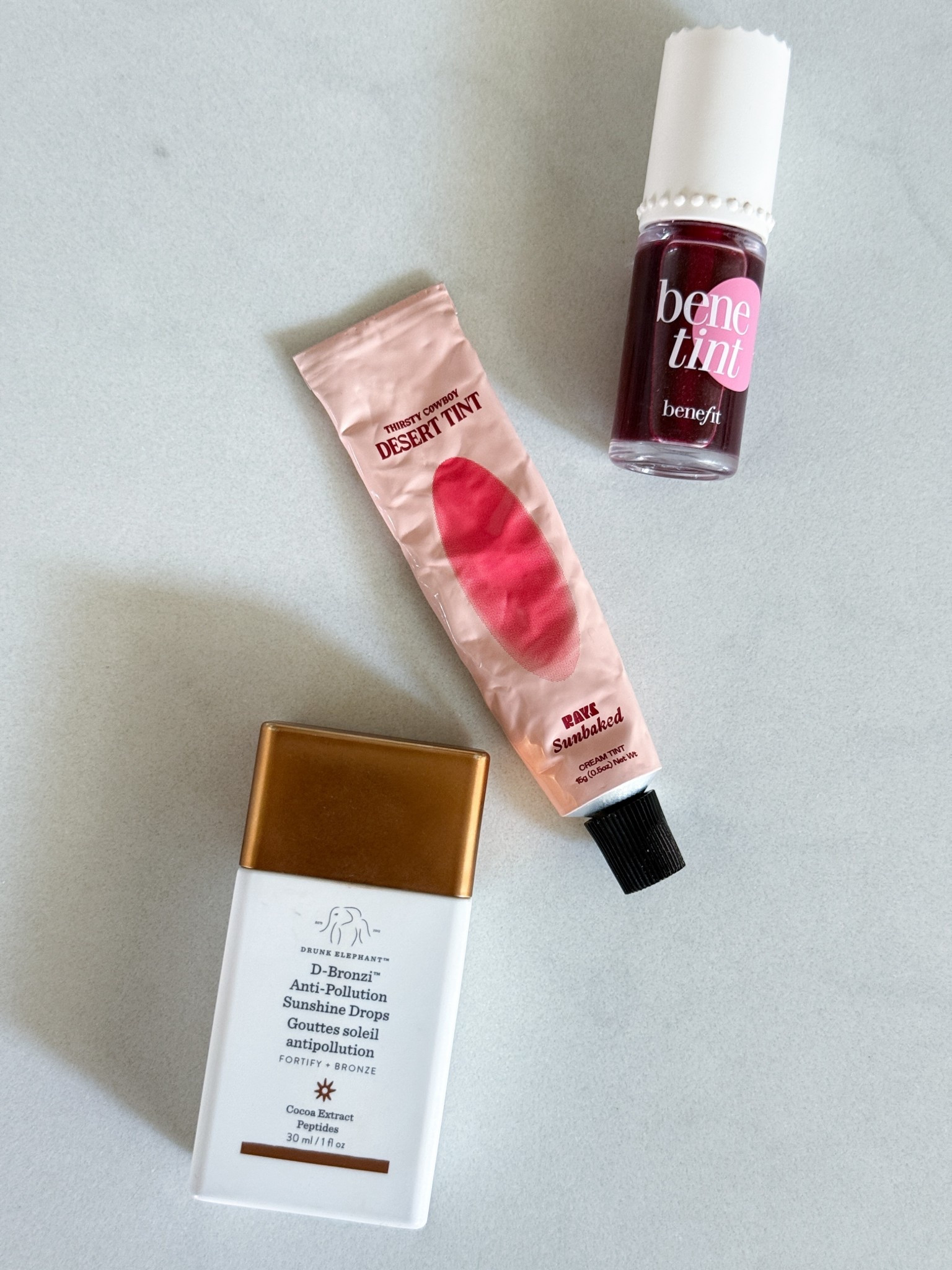 End-of-summer essentials for that no-makeup makeup glow. These three are on repeat for me right now. The Desert Tint from Thirsty Cowboy is the prettiest warm flush that I love using on my cheeks & as an eyeshadow. Benefit Benetint is a classic for cheeks + lips, & Drunk Elephant D-Bronzi drops mix perfectly into moisturizer for that bronzy, lit-from-within finish. These give your skin just enough color & radiance to fake 8 hours of sleep & a tropical vacation.

sun kissed makeup - bronzy glow products - no makeup makeup - end of summer beauty - desert tint thirsty cowboy - beauty blush - benefit benetint - drunk elephant d bronzi - natural glow makeup - lightweight summer makeup - clean girl beauty - easy everyday makeup - glowy skin products - tinted blush - dewy bronzer - viral makeup products - late summer beauty - radiant skin favorites - minimal makeup look - glowy makeup routine


#LTKBeauty