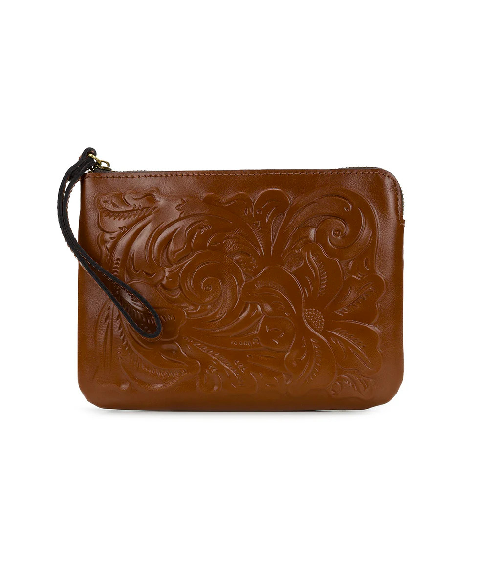 Cassini Wristlet - Tooled | Patricia Nash Designs