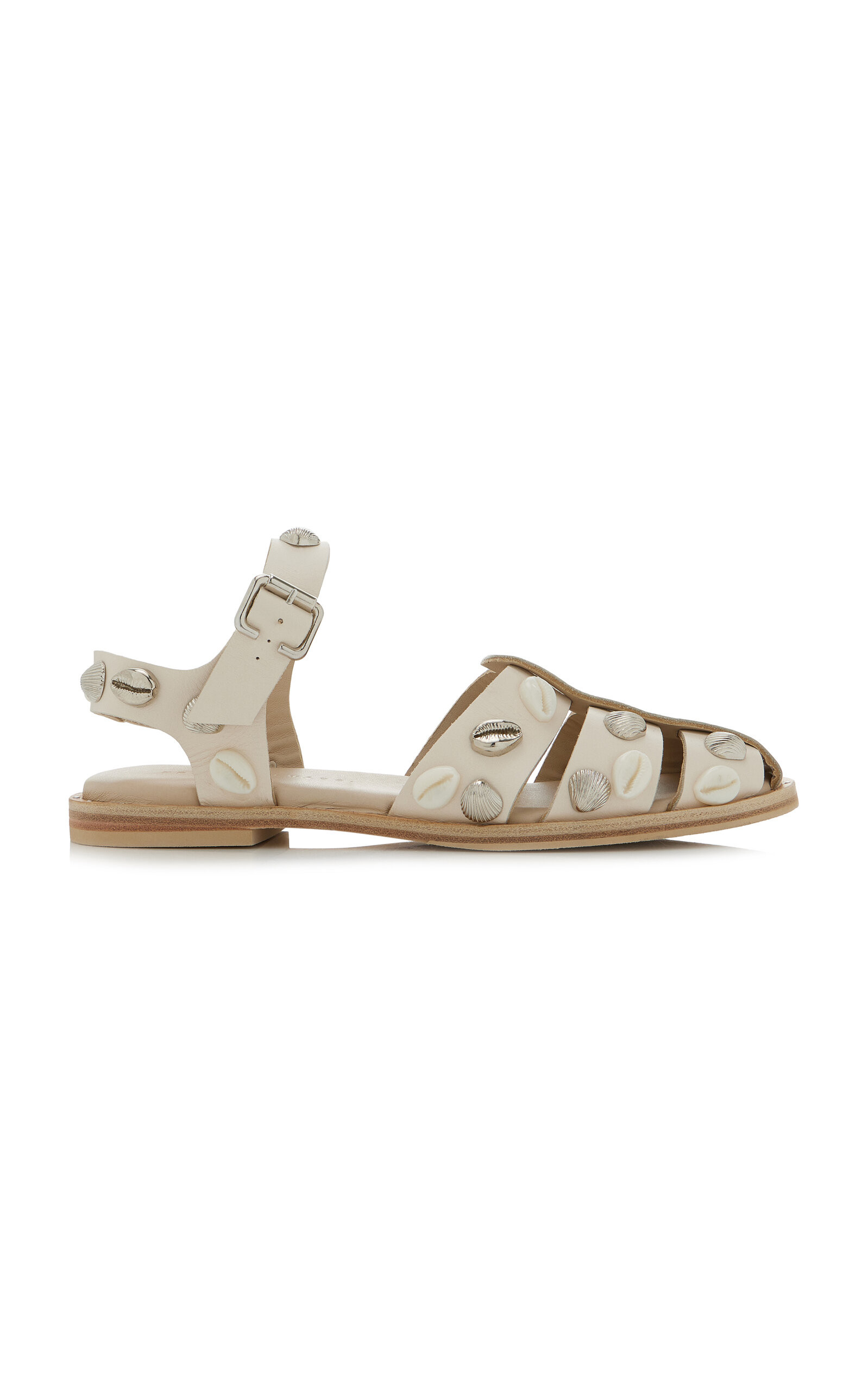 Exclusive Sera Studded Suede Fisherman Sandals | Moda Operandi (Global)