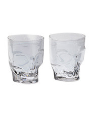 2pk Figural Skull Glasses | Marshalls