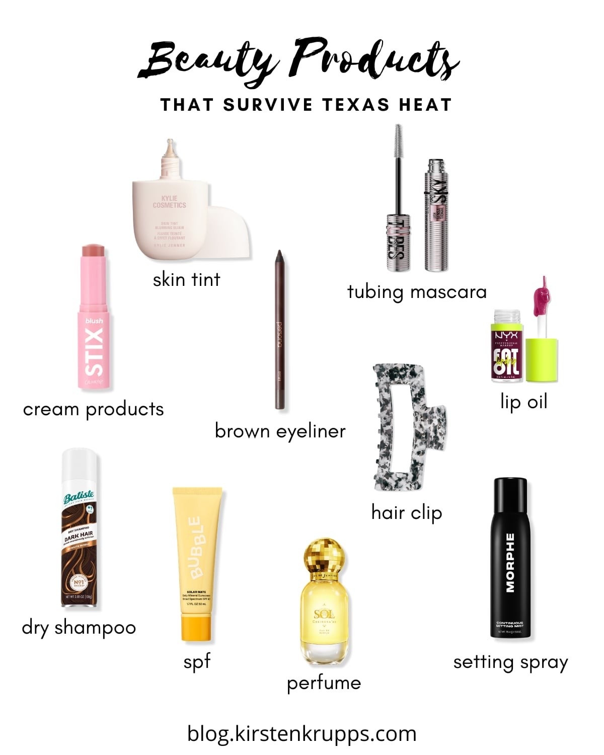 Beauty products that survive the Texas heat!

#LTKBeauty