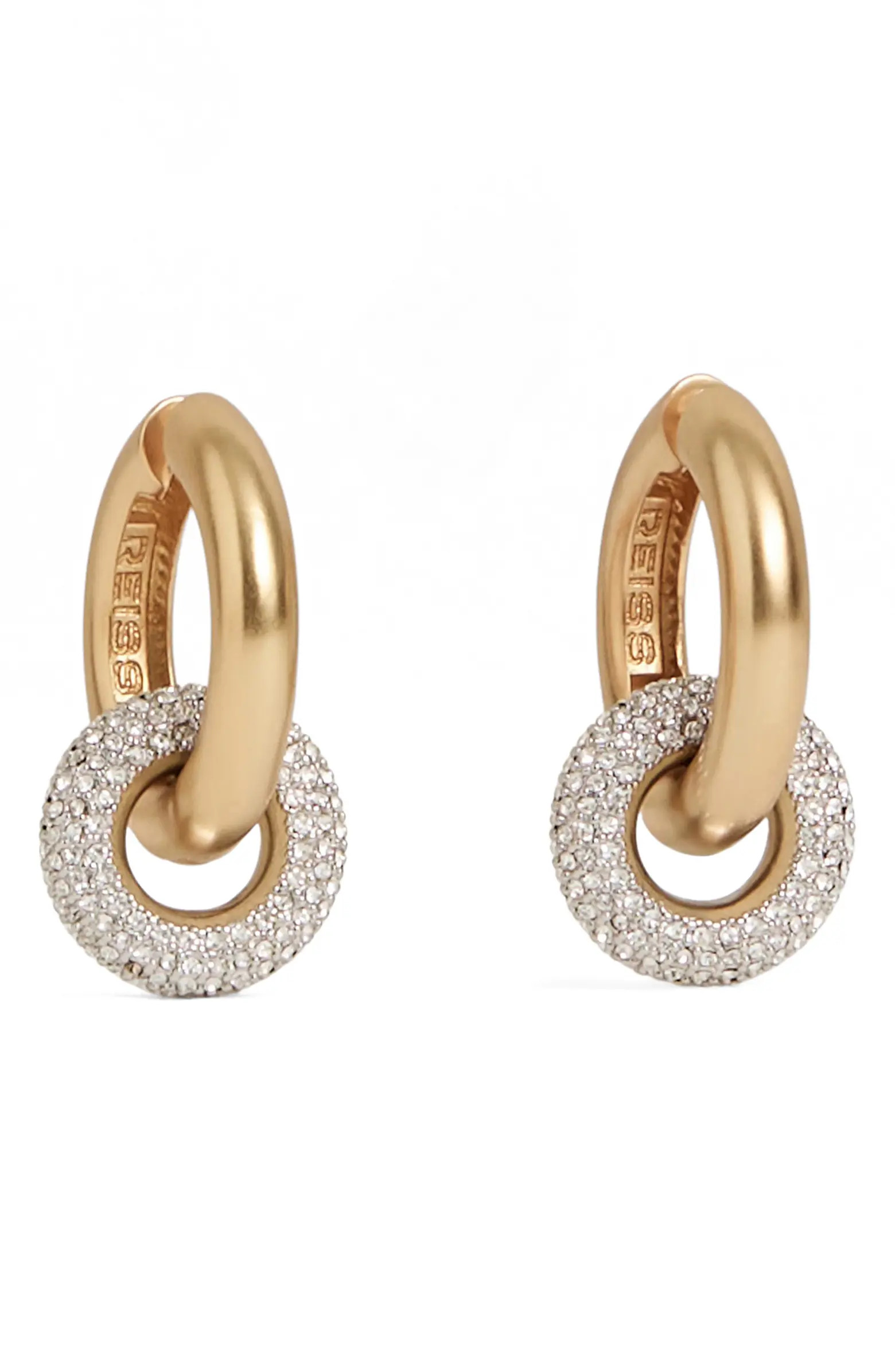 Amber Pavé Statement Hoop Earrings | Nordstrom