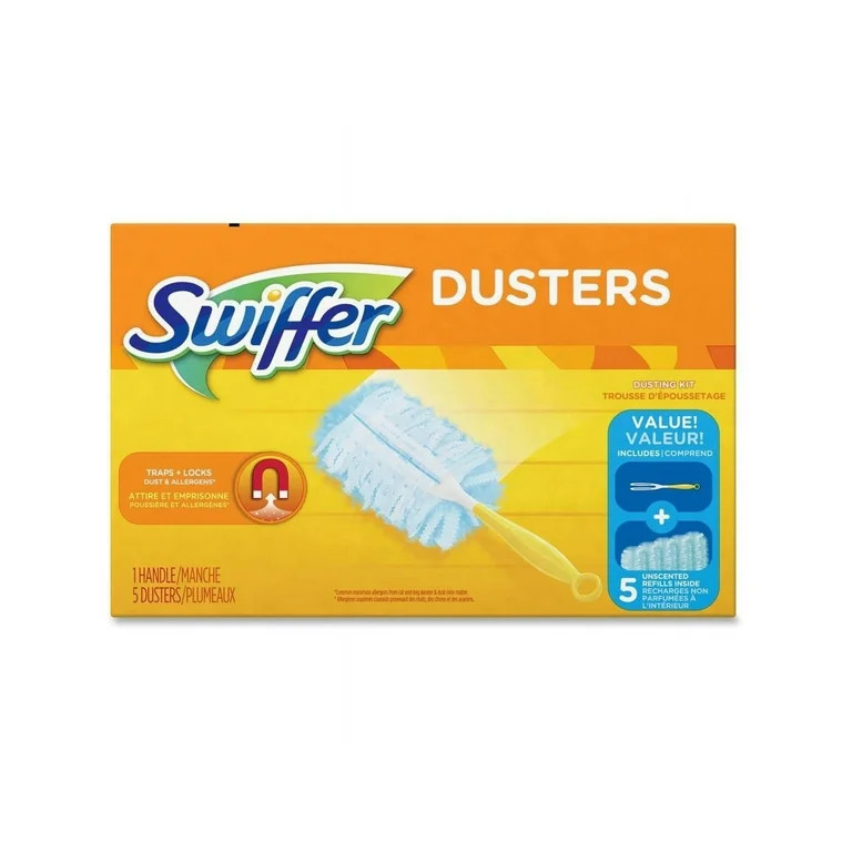 Swiffer Duster Short Handle Starter Kit (1 Handle, 5 Dusters) | Walmart (US)