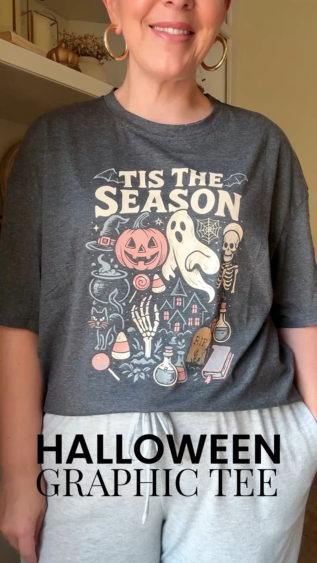 The cutest Halloween graphic tee for spooky season!!!! Wearing size XXL.

#LTKmomlife #LTKMidsize #LTKootd