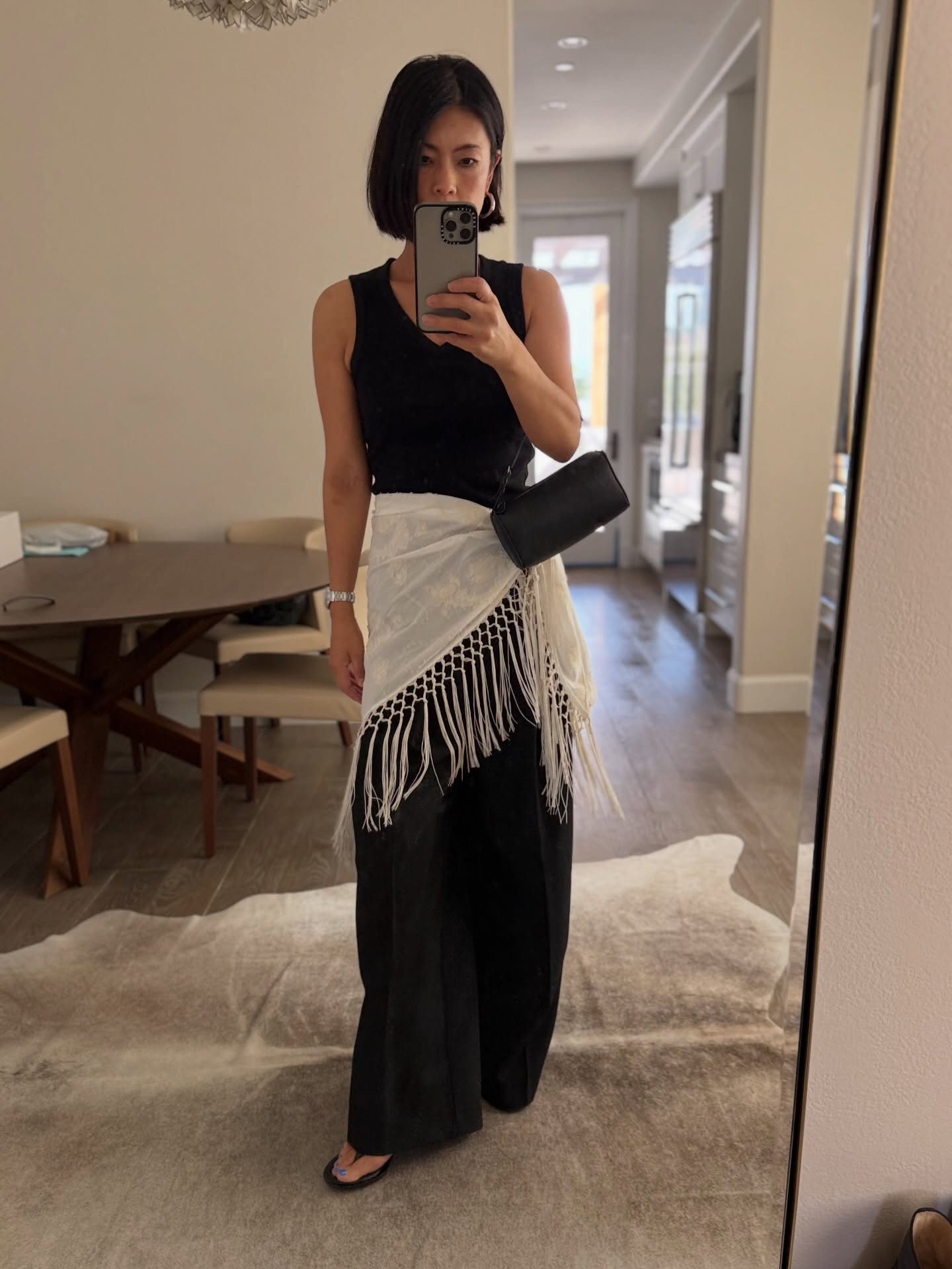 Fringe benefits only ✨

Fringe scarf, how to style, trends, spring outfit, effortless chic, minimal street style, simple looks

#fringe #hmstyle #minimalchic #simplelooks #effortlesslychic