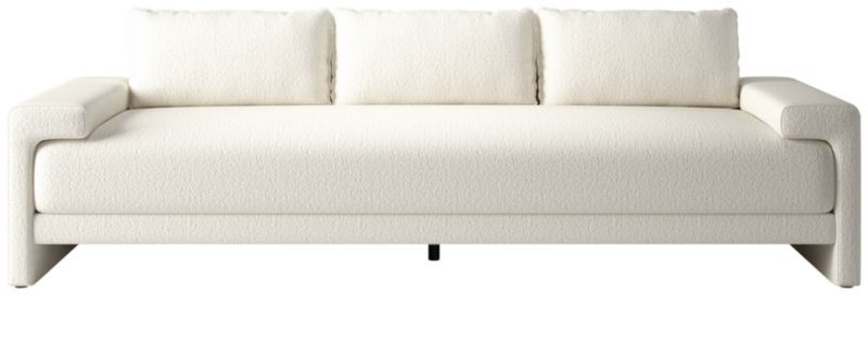 Camden Wooly Sand Fabric Sofa + Reviews | CB2 | CB2