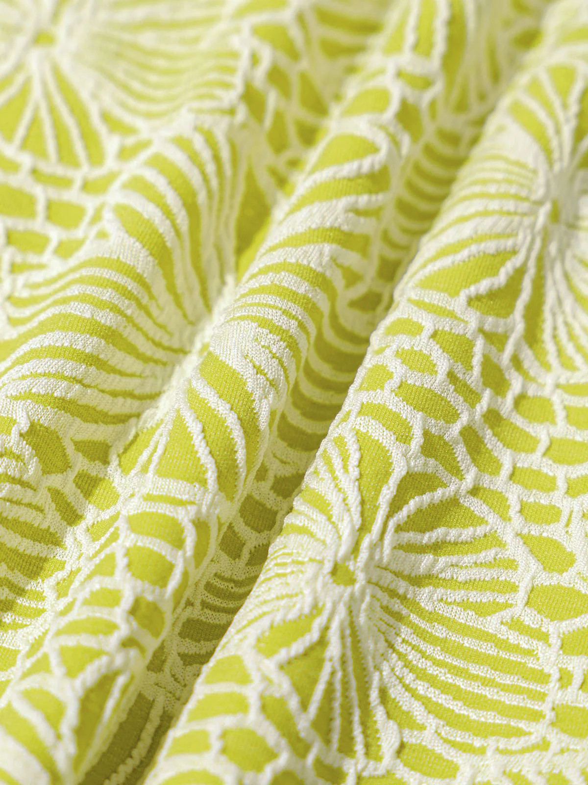 Floral Jacquard Bikini Bottom & Reviews - Light Green - Sustainable Bikinis | BERLOOK | BERLOOK