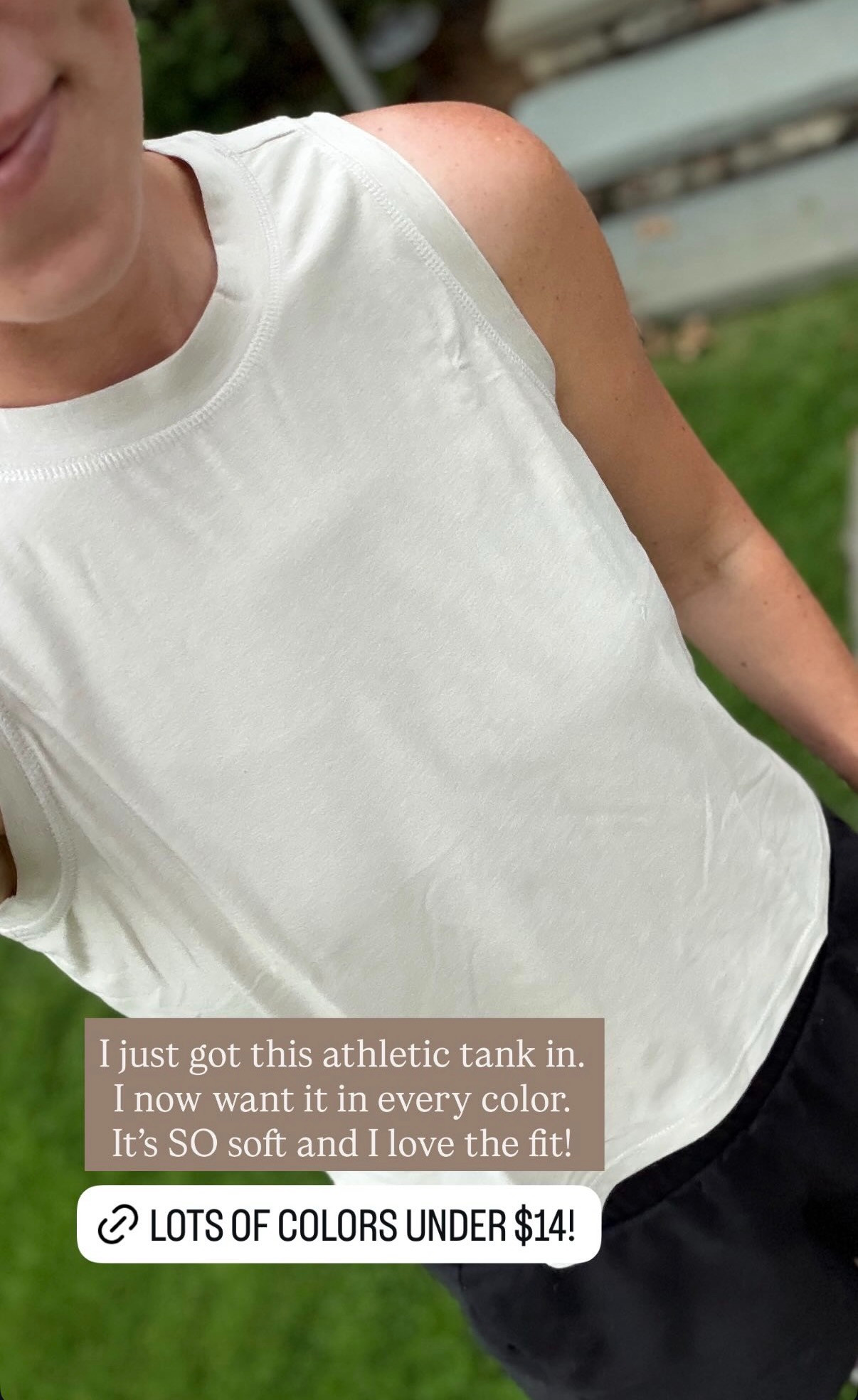 I just got in the softest athletic tank!! Now I think I need every color. Best part is the price. Grab this look for less today.

#tank #athleticwear #athlesiure #amazonfashion #fashionfinds #founditonAmazon  

 #LTKdayinmylife #LTKmomlife #LTKActive