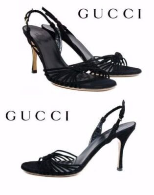 Vintage Tom Ford for Gucci Black Leather Suede Shoes Sandals 9.5 ***New***  | eBay | eBay US