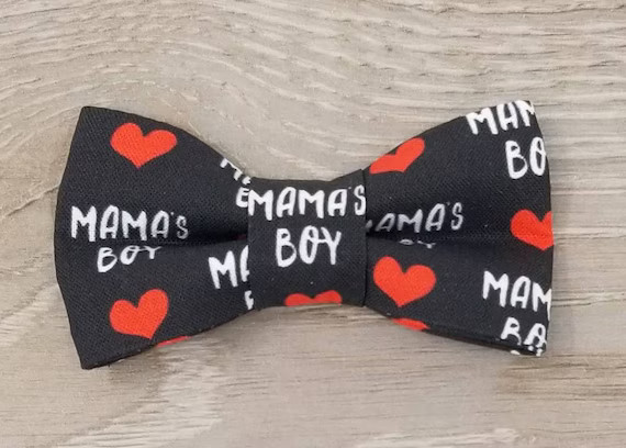 Mama's Boy Mother's Day Bow Tie for Pets Cat Bowtie | Etsy Canada | Etsy (CAD)