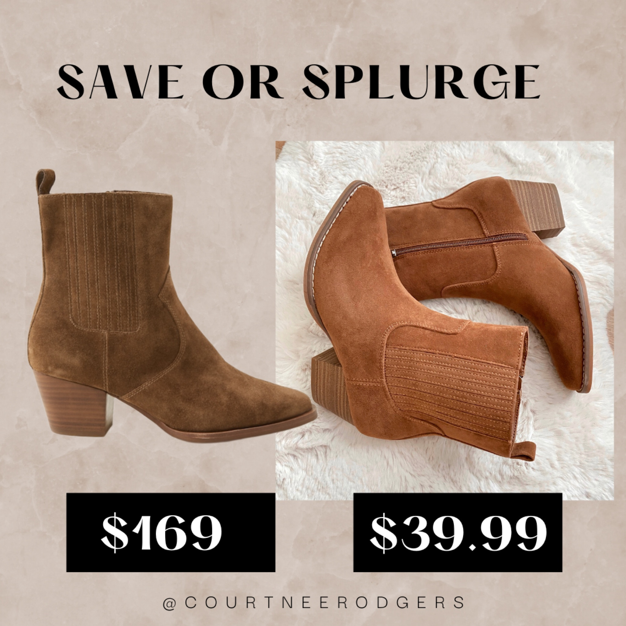 Save or Splurge Boot Edition 💗 

Boots, fall outfit, fall fashion, Target, Abercrombie, suede boots 

#LTKsalealert #LTKSeasonal #LTKshoecrush