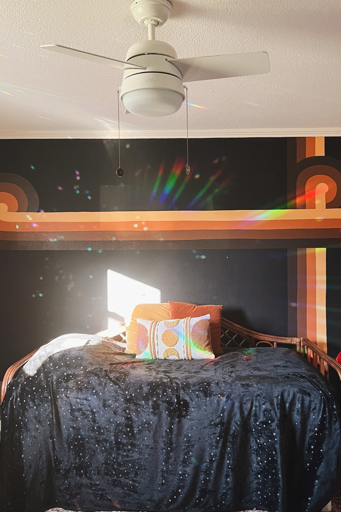 golden hour in the guest bedroom / office is the best 🪩🌈✨ these rainbows and disco balls make me so happy ✨

#LTKHome