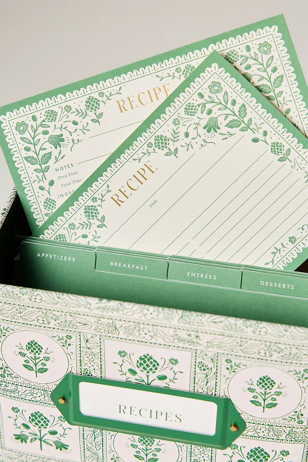 Rifle Paper Co. Artichoke Recipe Tin | Anthropologie (US)