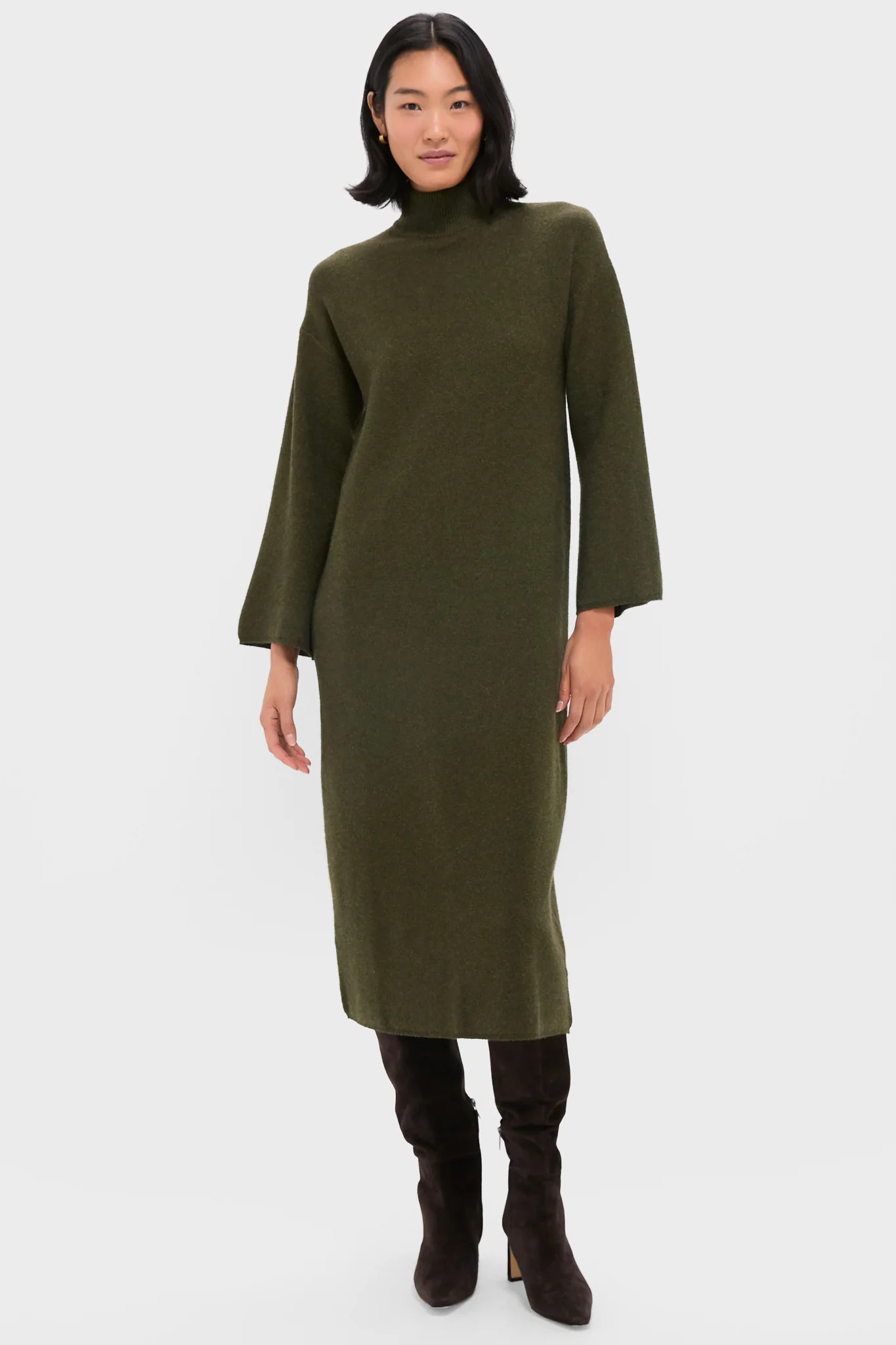 Olive Vivianne Midi Dress | Tuckernuck (US)