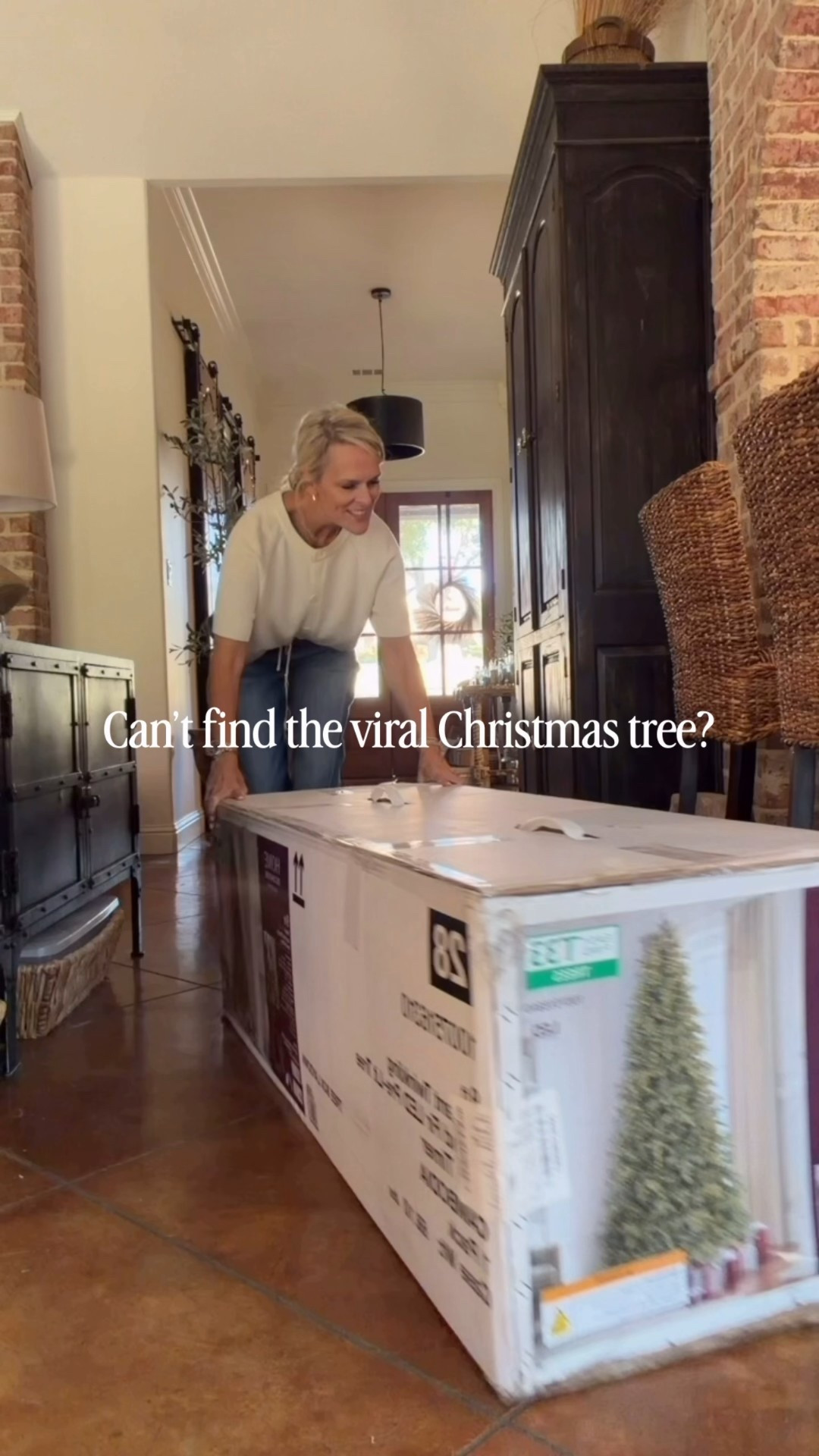 Highly recommend this tree!! 

A few inches smaller in diameter at the base then the viral Christmas tree that’s been out of stock for a while. The warm twinkling lights are just the same, it comes with a remote. The greenery is absolutely gorgeous.
This one is a 9 foot tree. It does come in a 7.5 foot as well.

Home Depot

#LTKHoliday #LTKHome #LTKCyberWeek