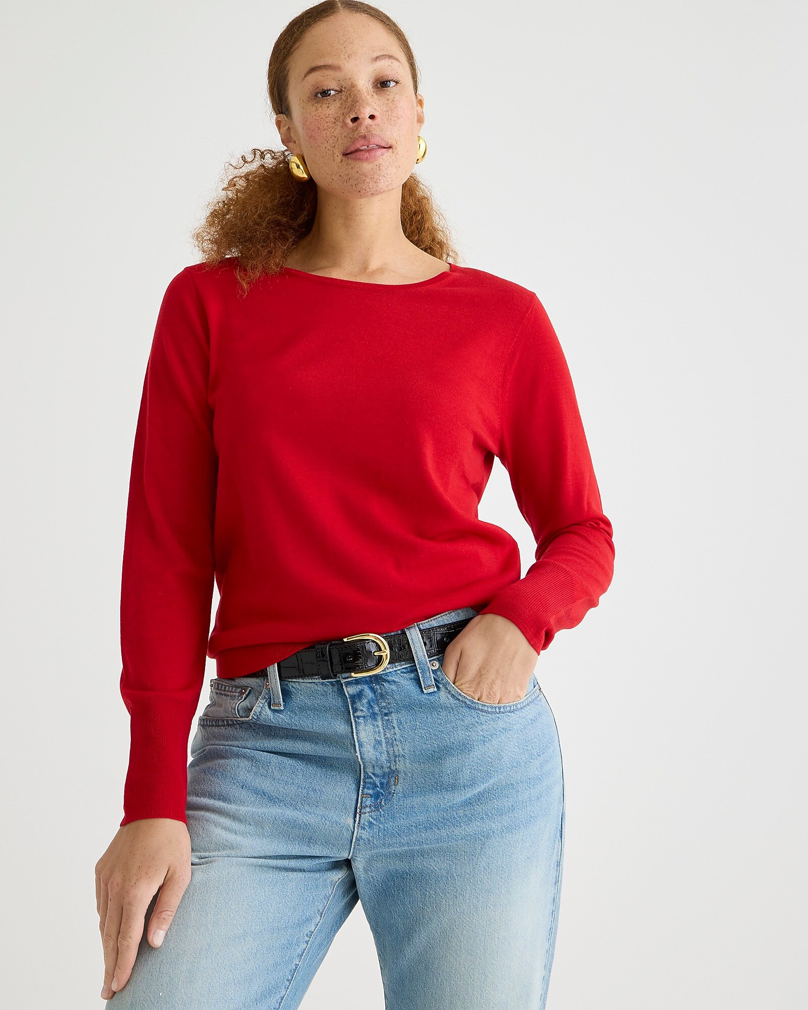 Halle crewneck sweater | J. Crew US