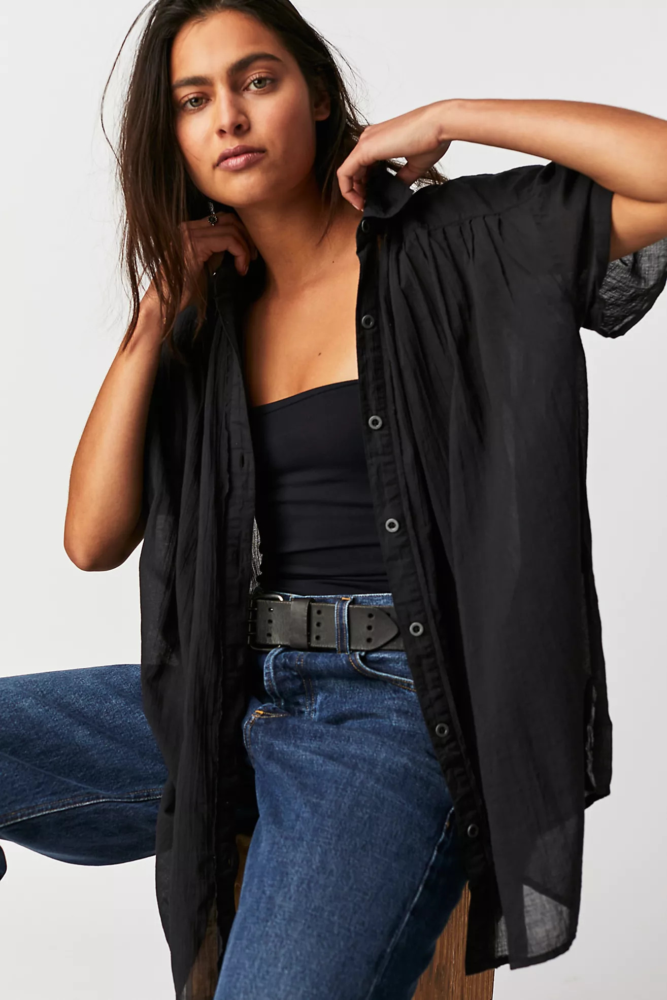 We The Free Float Away Shirt | Free People (Global - UK&FR Excluded)