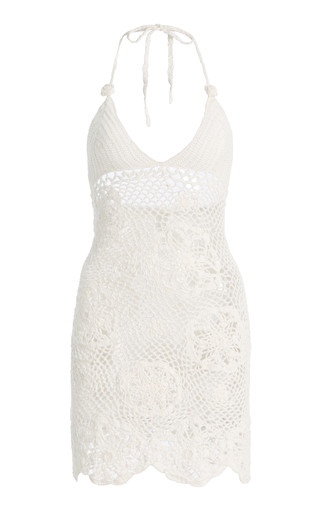 Exclusive Crocheted Cotton Mini Dress | Moda Operandi (Global)