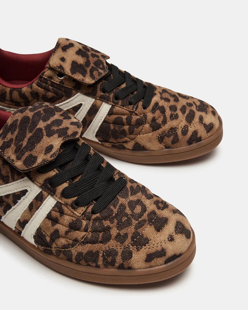 MADRID Leopard Low-Top Sneaker | Women's Sneakers | Steve Madden (US)