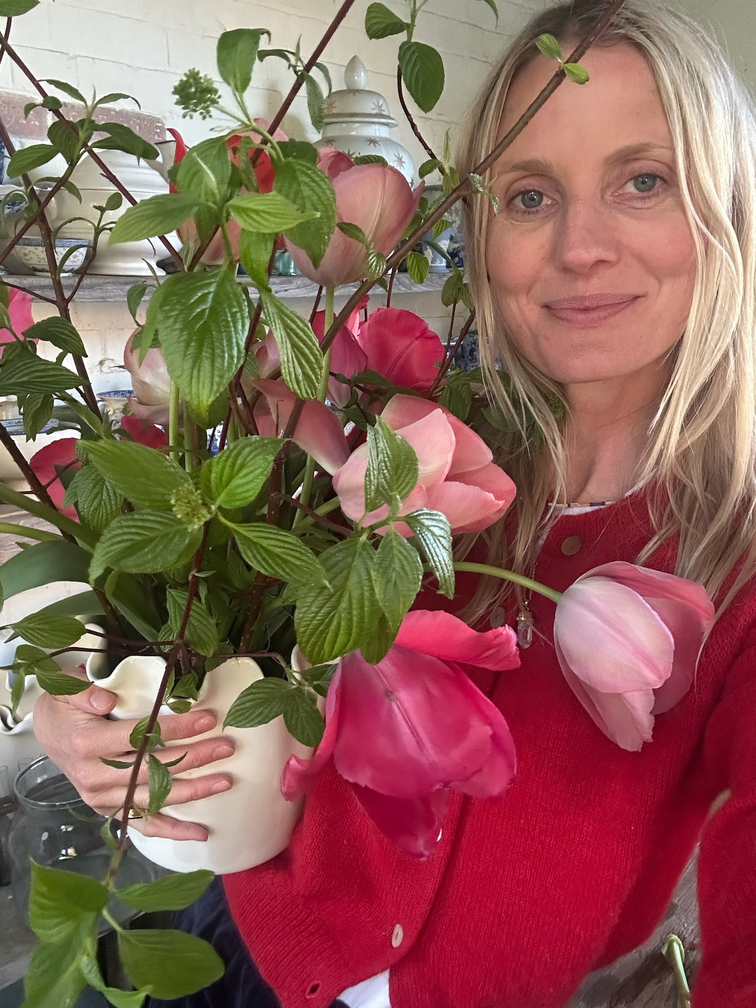 Cerise cashmere Doen cardigan with the most beautiful Van Eijk tulips 💕

#LTKAprilSpotlight #LTKluxury #LTKspring