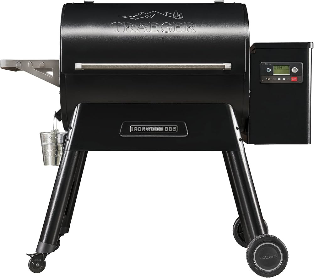 Traeger Grills Ironwood 885 Electric Wood Pellet Grill and Smoker, Black, 885 Square Inches Cook ... | Amazon (US)