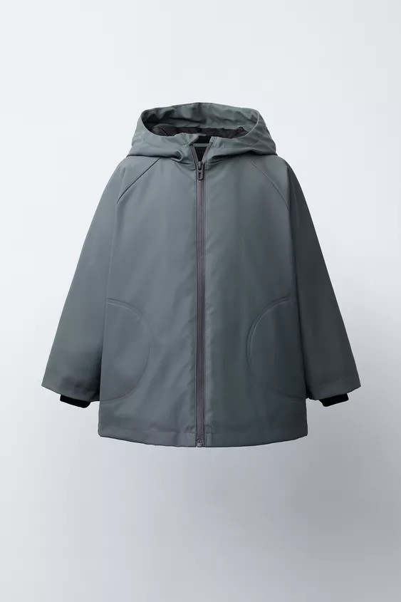 RUBBERISED WATER-RESISTANT RAINCOAT | Zara UK
