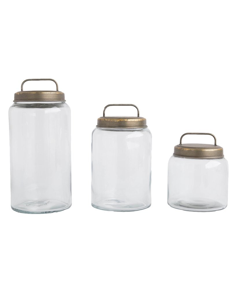 Galvanized Lidded Canisters | McGee & Co.