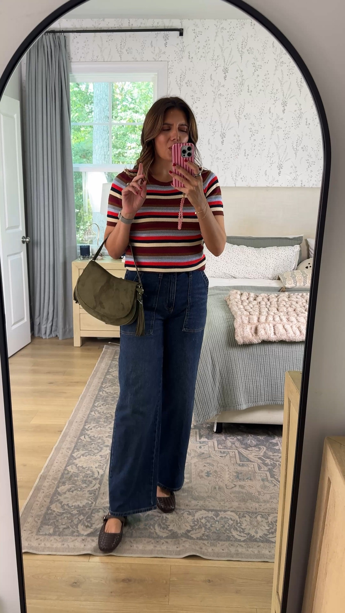 Striped sweater tee and Walmart jeans! I’m 5’7” in a small / 4.

#LTKOver40 #LTKTall