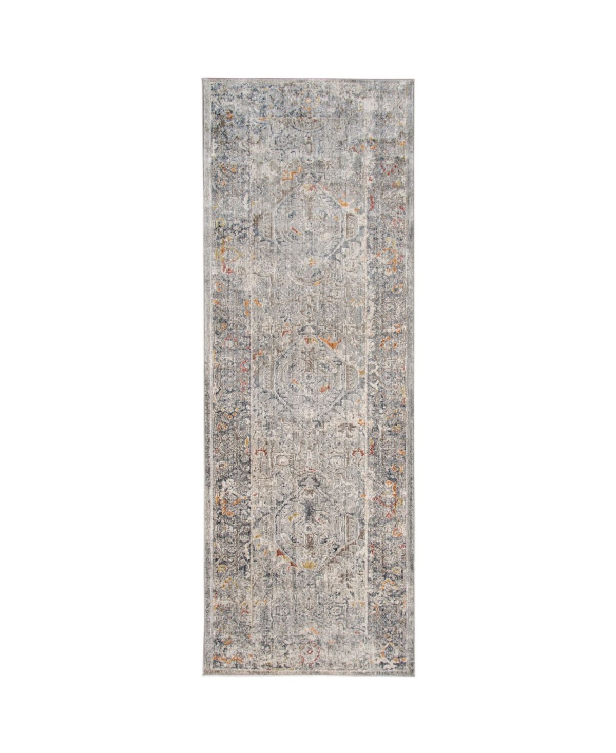 Amer Rugs Fairmont Fai-3 Silver 2'6" x 7'10" Runner Rug | Macys (US)