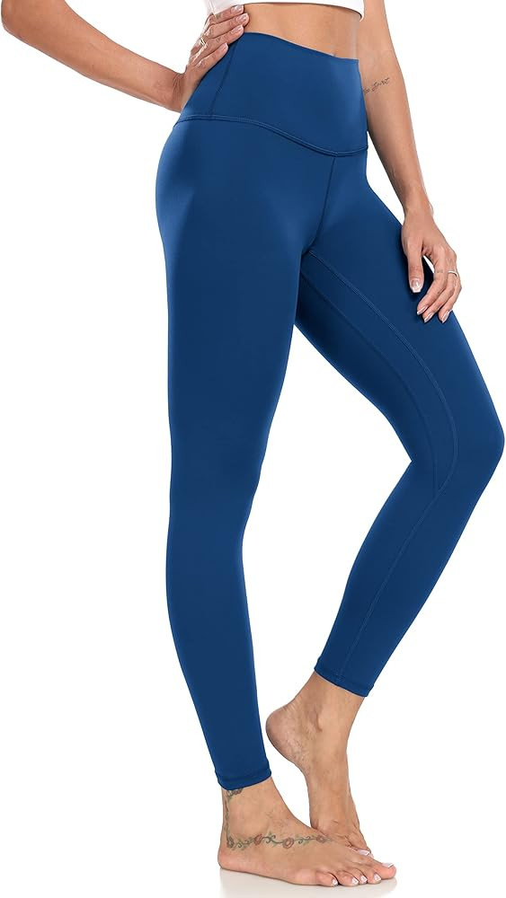 Colorfulkoala Women's High Waisted Tummy Control Workout Leggings 7/8 Length Ultra Soft Yoga Pant... | Amazon (US)