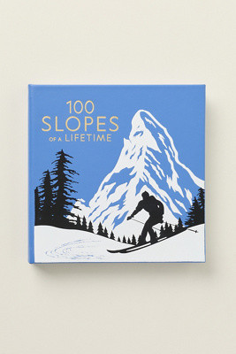 100 Slopes of a Lifetime Leather-Bound Hardcover Book | Anthropologie (US)
