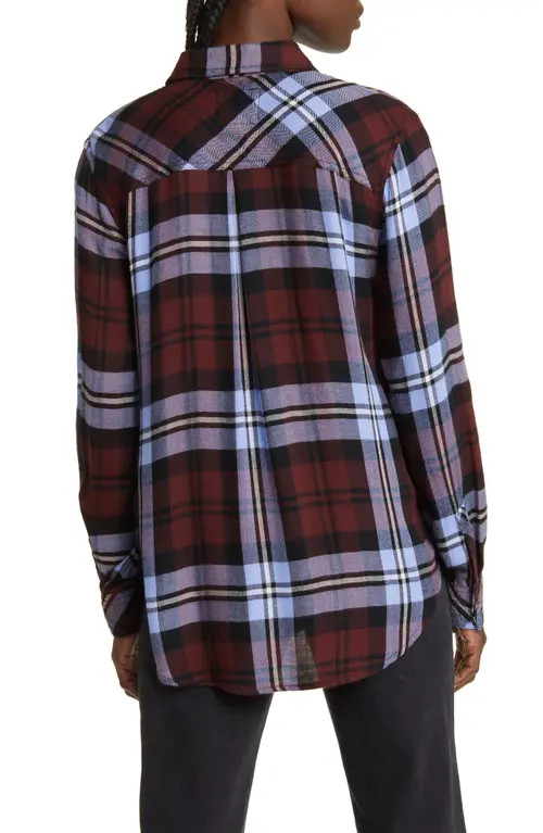 Rails Hunter Plaid Button-Up Shirt in Mulberry Plum at Nordstrom, Size Medium | Nordstrom