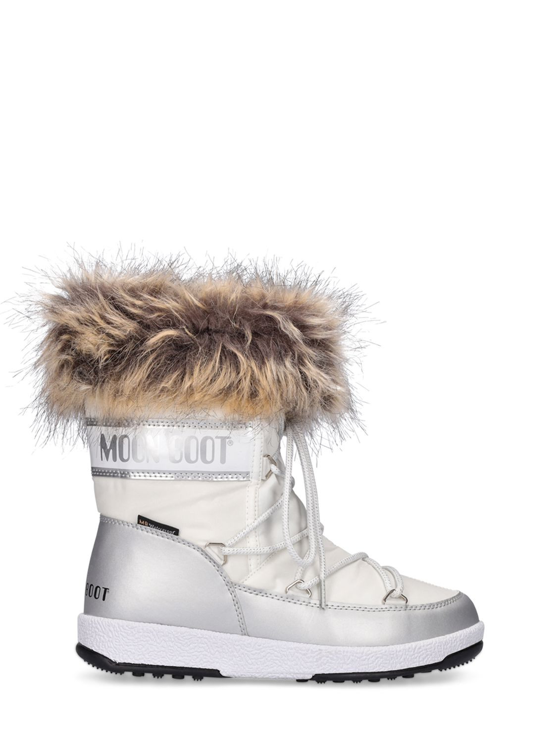 Nylon Ankle Snow Boots W/ Faux Fur | Luisaviaroma