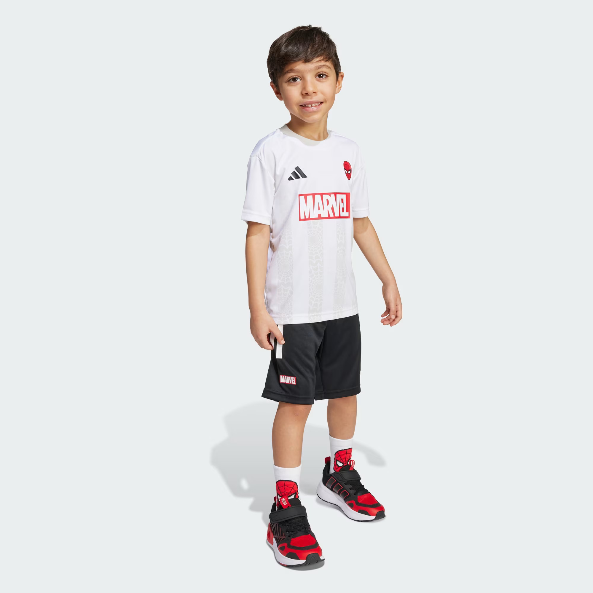 adidas Marvel Spider-Man Tee Set Kids - White | Free Shipping with adiClub | adidas US | adidas (US)