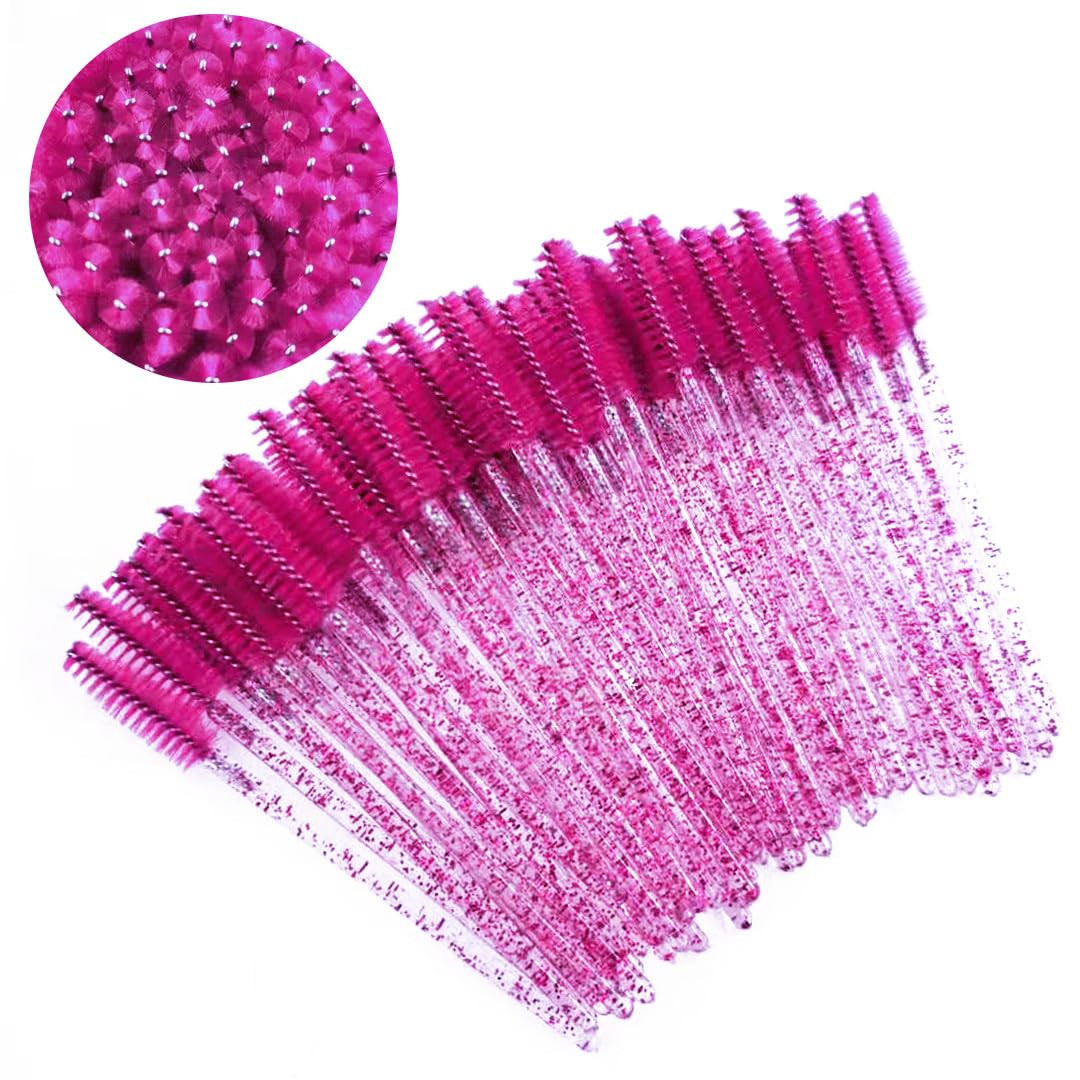 Pimoys 100 pcs Disposable Eyelash Mascara Brushes, Wands Applicator Eyebrow Brush Makeup Kit, Eye... | Amazon (US)