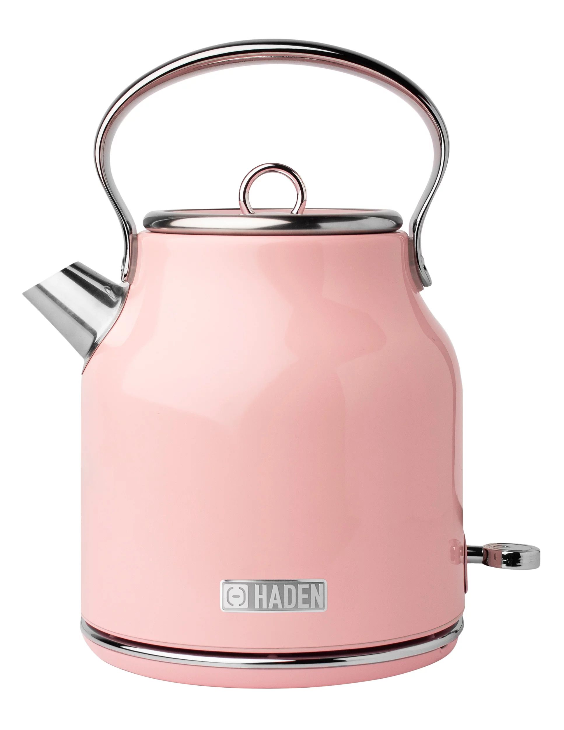 Haden Heritage 1.7 Liter (7 Cup) Stainless Steel Electric Kettle, English Rose - Walmart.com | Walmart (US)