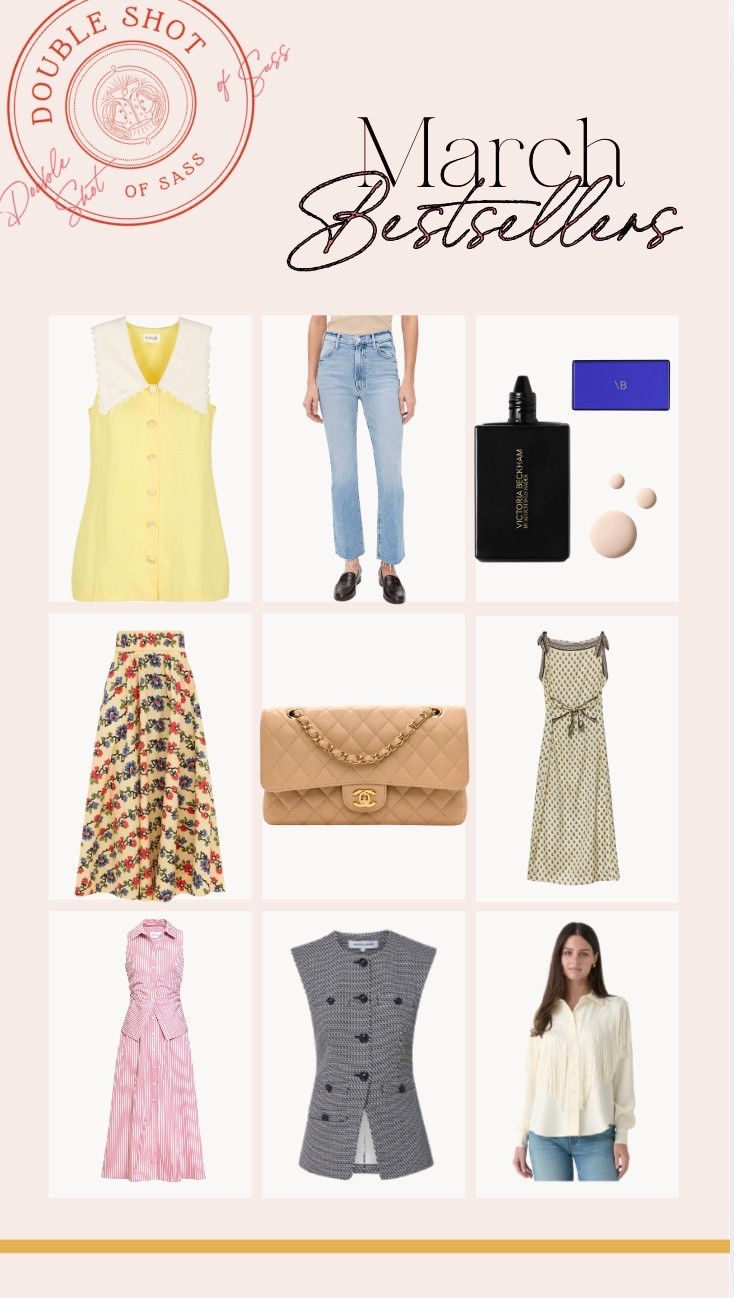 Your favorites from March! So many splurge worthy finds that you’ll have for years! 