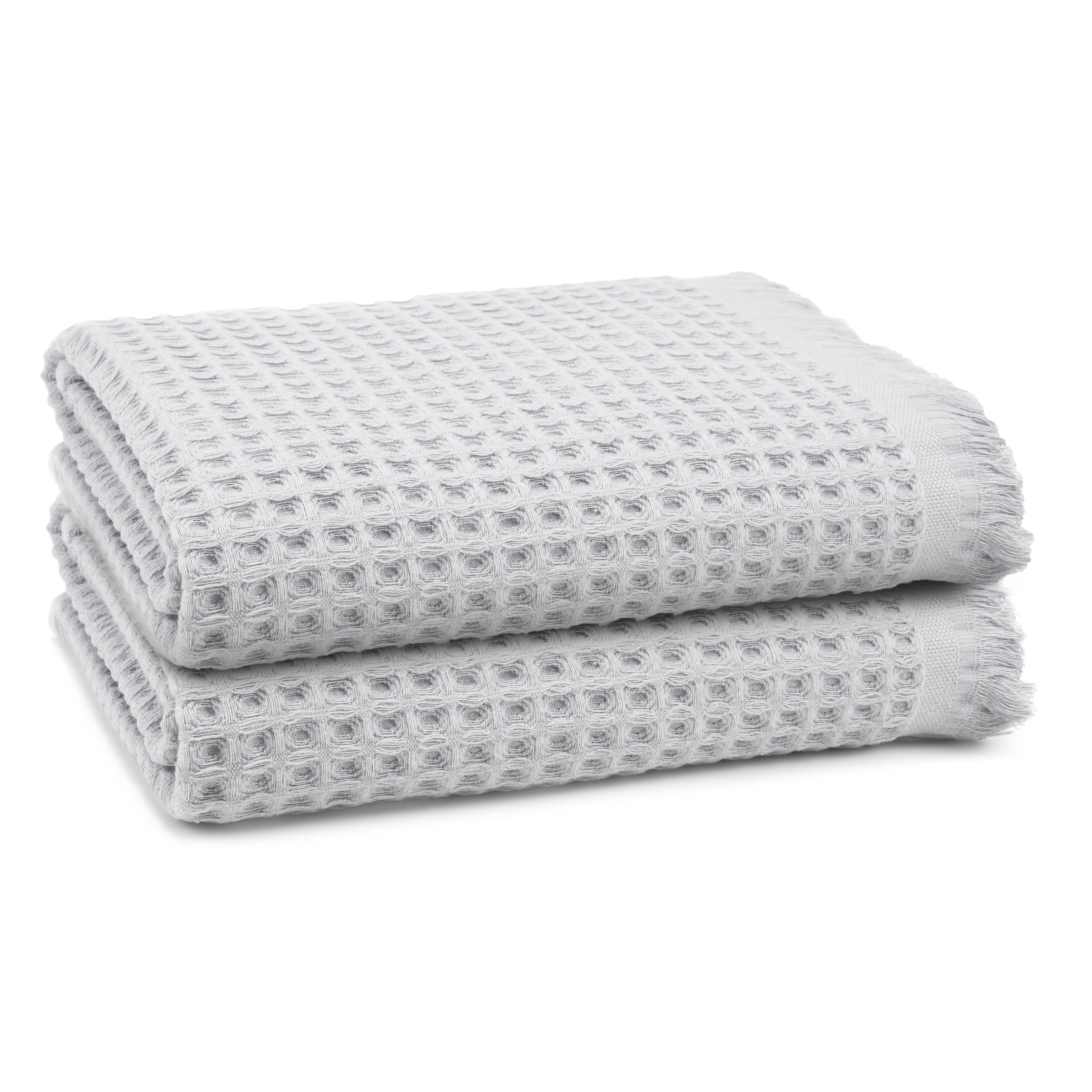 Lycia Turkish Cotton Waffle Bath Towel (Set of 2) | Wayfair North America