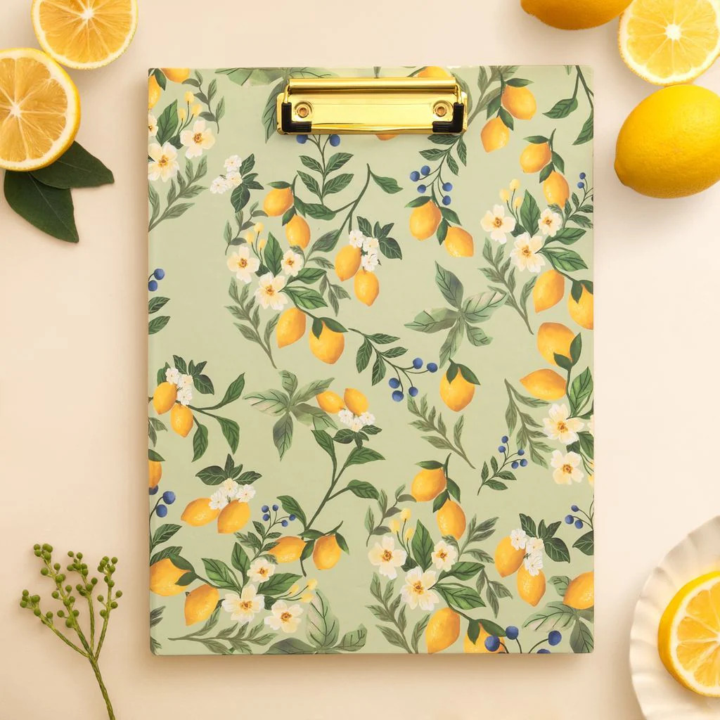 Clipfolio: Lemon Floral Sage | Day Designer