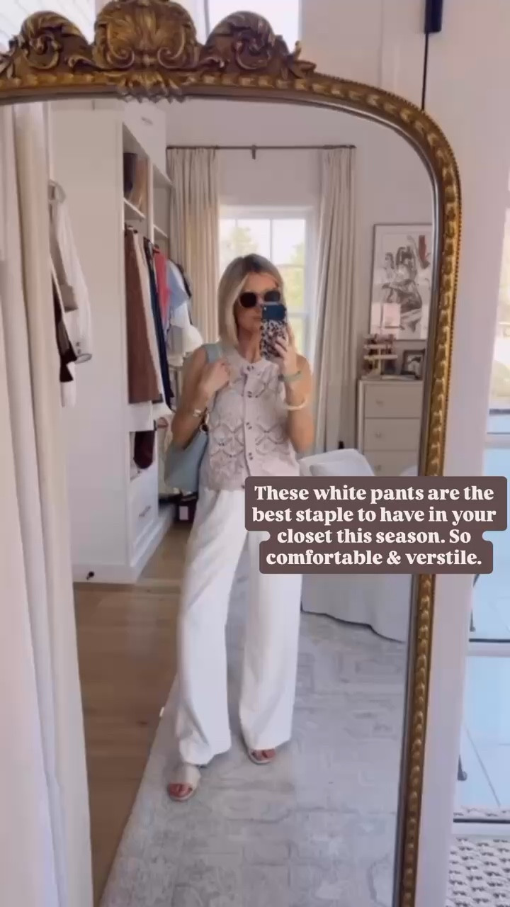 These white pants are a must-have for spring! So many ways to style up or down! Wearing S. 

Loverly Grey, Target find, Target fashion, spring fashion, spring outfit ideas 

#LTKSeasonal #LTKootd