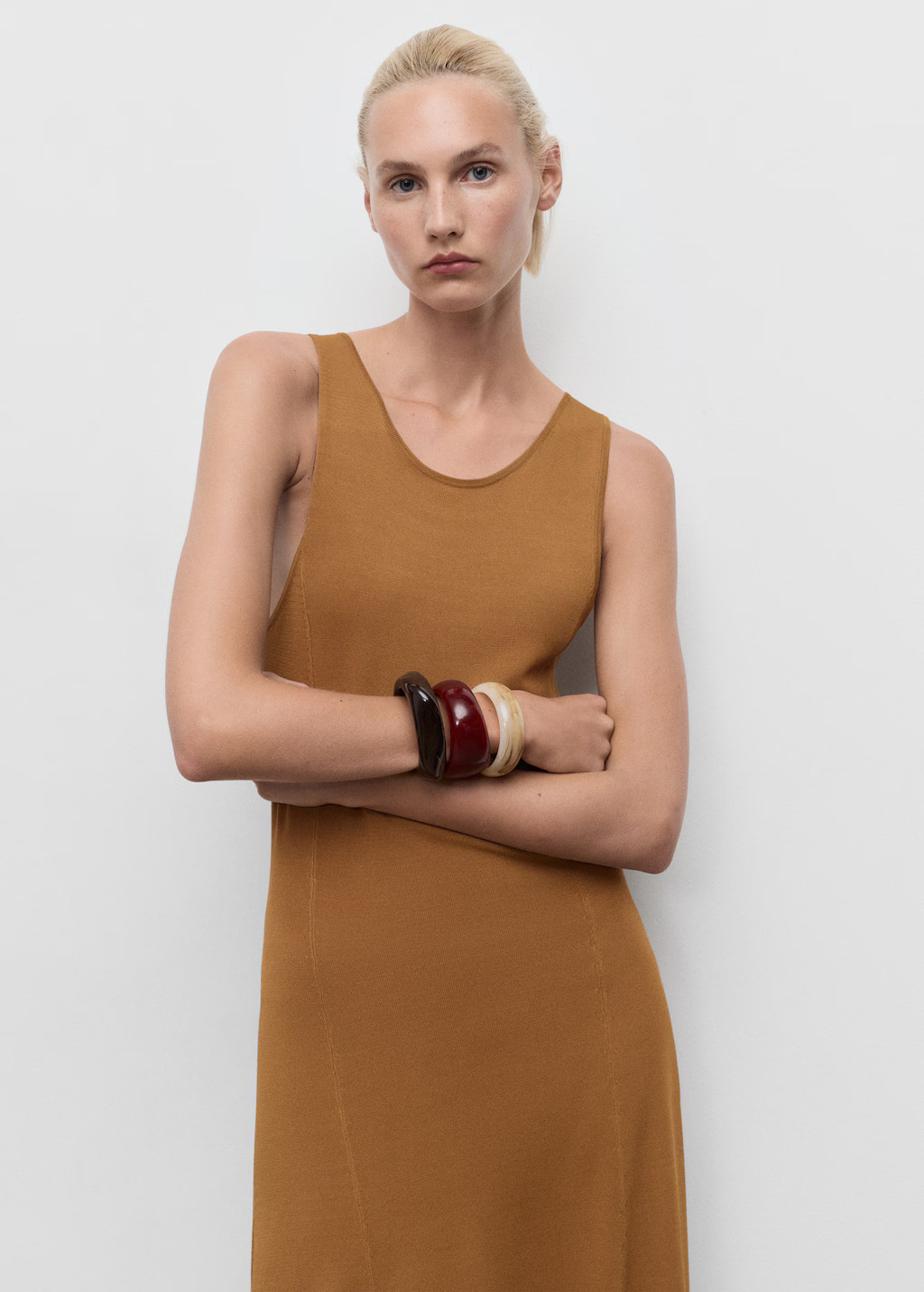 Knit long dress - Women | MANGO USA | Mango (US/MX/AU)